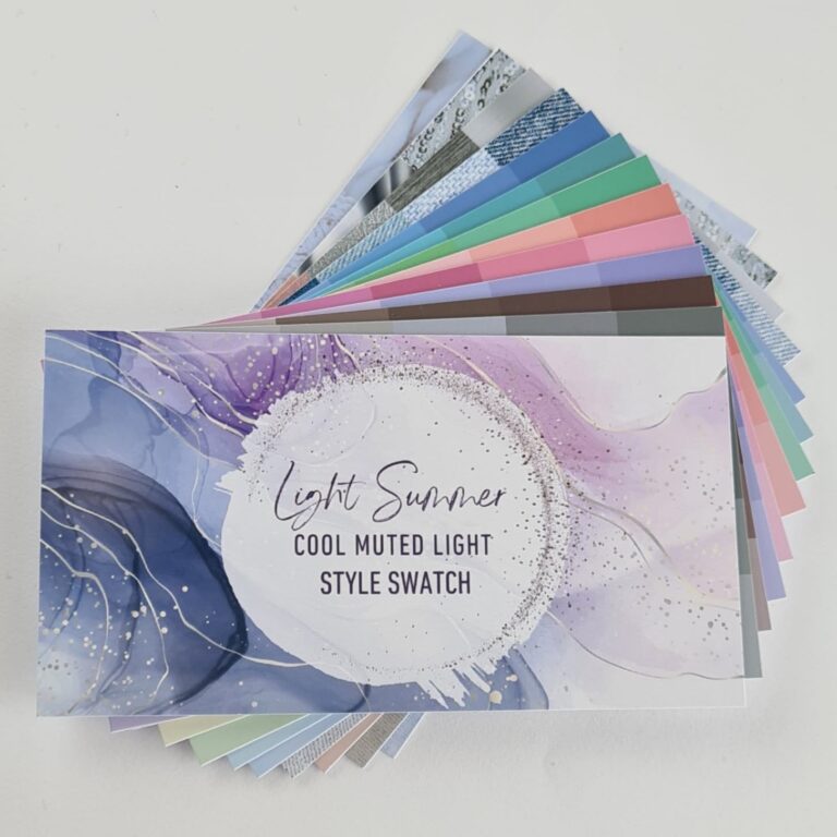 Style Swatch | Light Summer | Cool Muted Light + Wardrobe Colour Guide - Image 2